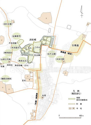 浜松城 絵図