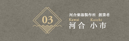 株式会社河合楽器製作所 創設者　河合 小市