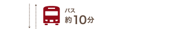 バス約10分